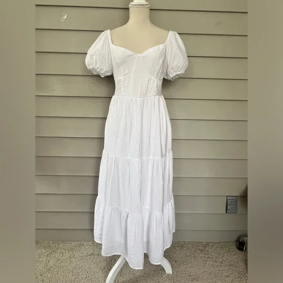 jessica simpson boho dress Jessica Simpson Pink Maxi Dress sz M NWT Floral Print Boho Resort Rayon  Tropical